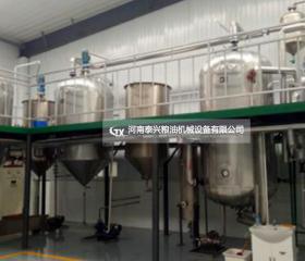 湖南2吨茶籽油加工设备安装案例