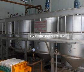 新疆喀什2吨棉籽油精炼设备安装案例